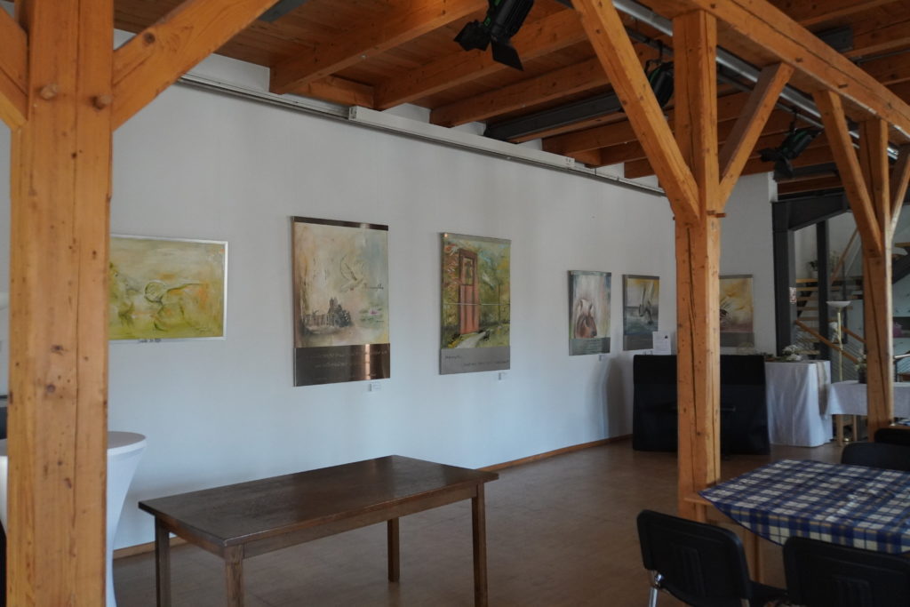 Mit Soestenwasser auf Leinwand gemalt