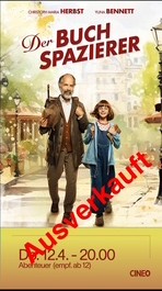 Am Samstag, 12.04.25 um 20 Uhr „Der Buchspazierer“ bereits ausverkauft